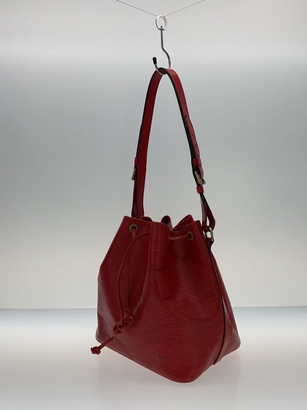 Louis Vuitton RED Noe Leather Epi Red